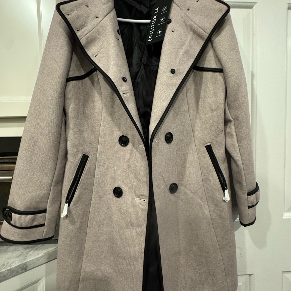 NWT Medium Coalition LA Women's Double-Breasted Coat